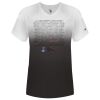 Women's V-Neck Ombre T-Shirt Thumbnail