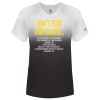 Women's V-Neck Ombre T-Shirt Thumbnail