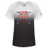 Women's V-Neck Ombre T-Shirt Thumbnail
